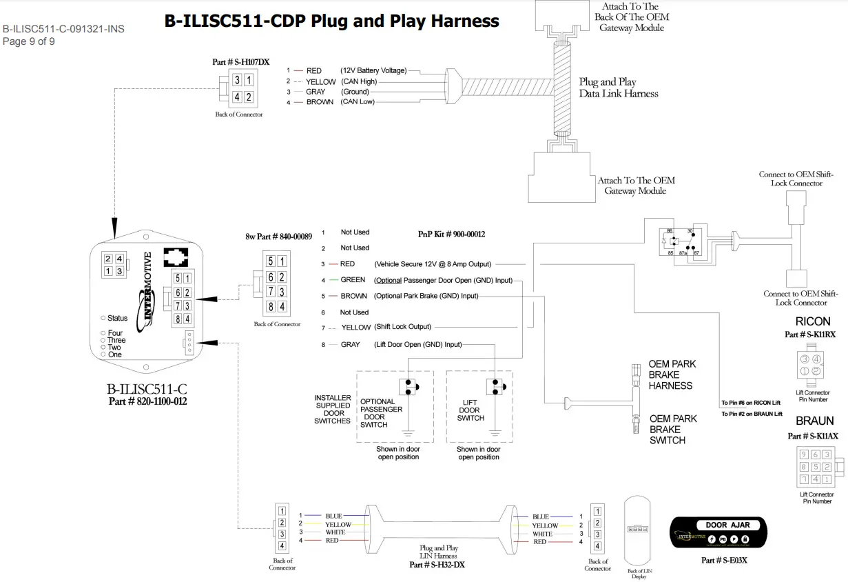 INTERMOTIVE B-ILISC511-C Shift Interlock-FIG8