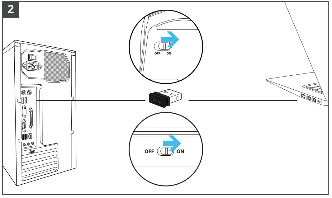 Trust 23461 Raza Wireless Keyboard and Mouse - 2