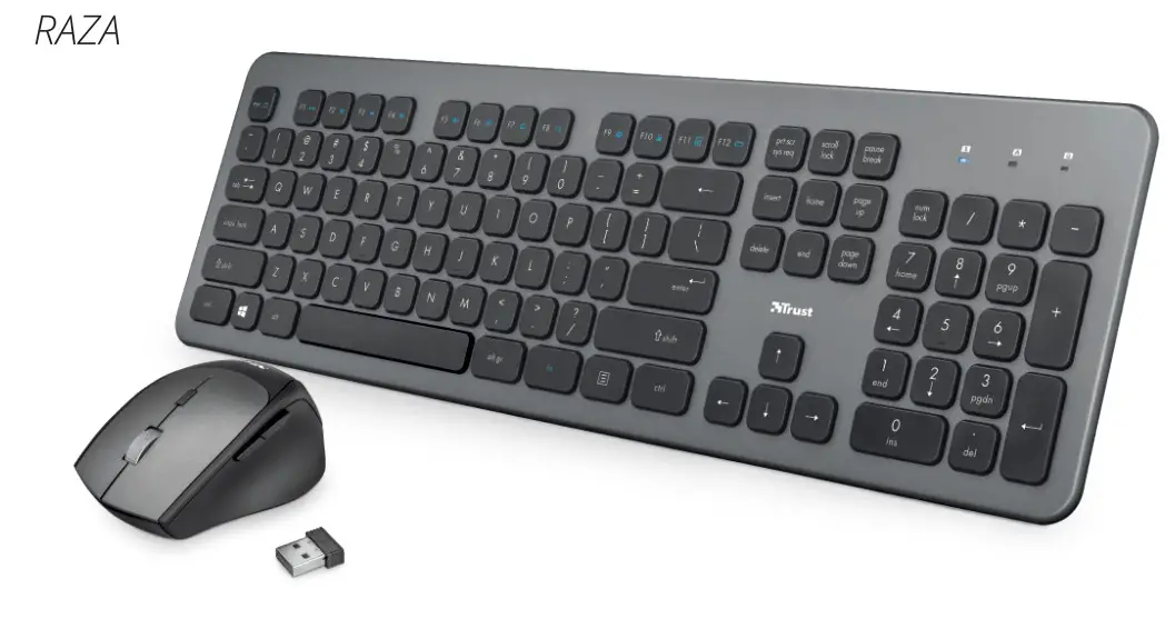Trust 23461 Raza Wireless Keyboard and Mouse