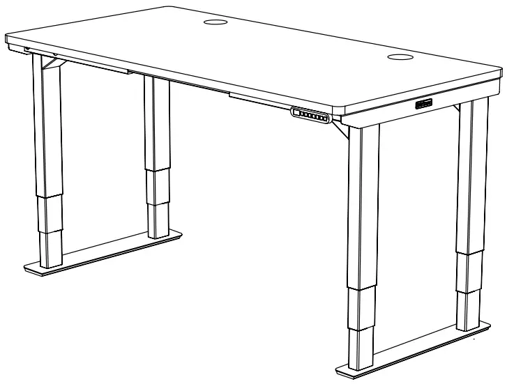 V2 4-Leg Standing Desk Frame