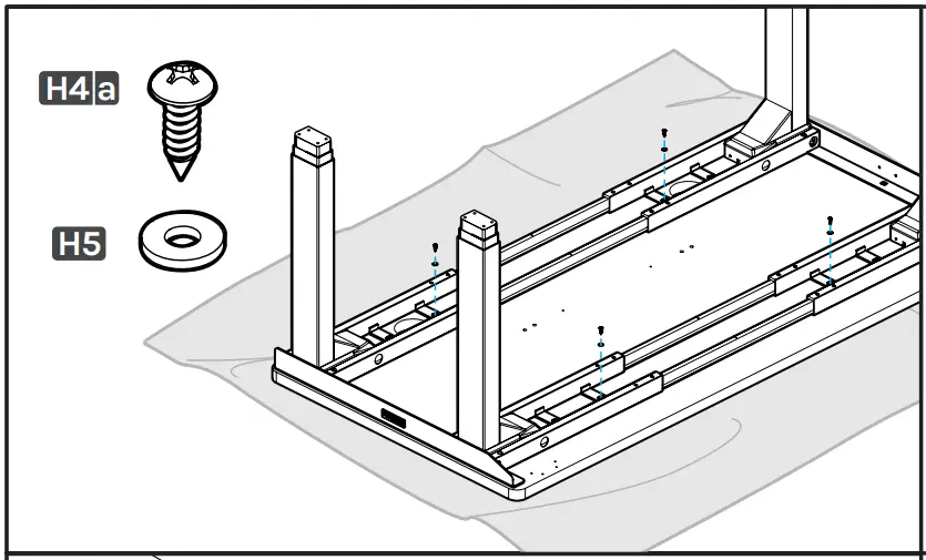 Desk Assembly Instructions