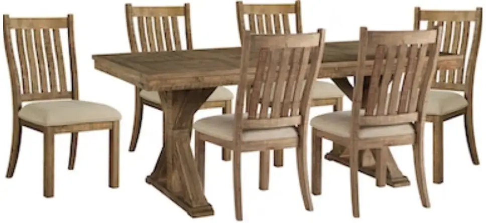 ASHLEY D754-05 Furniture Grindleburg Dining Uph Side Chair