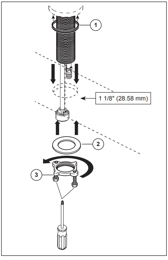 Installation Of Valve And Handle Assemblies