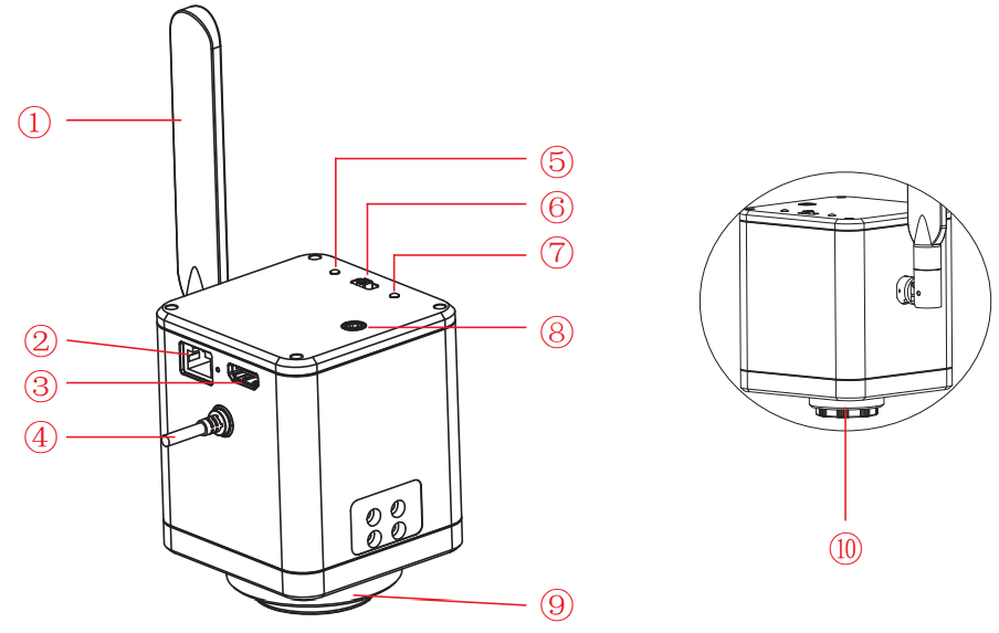 OSTEC Trinocular Microscope WiFi Camera - fig 6