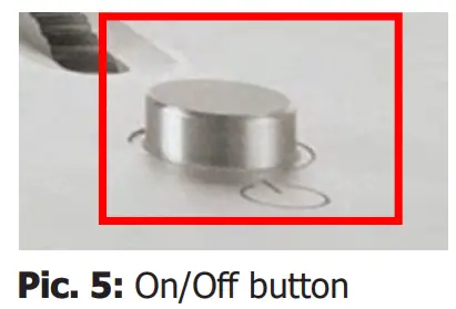 clearaudio Smart Phono V2 MM MC Phono Preamplfier - button