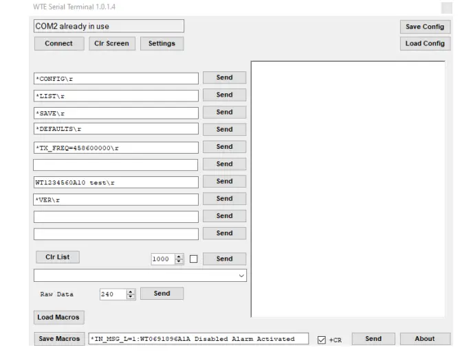 WTE MReX-MB1 Mini Pocsag and Dmr Messaging Transmitter - Figure 6
