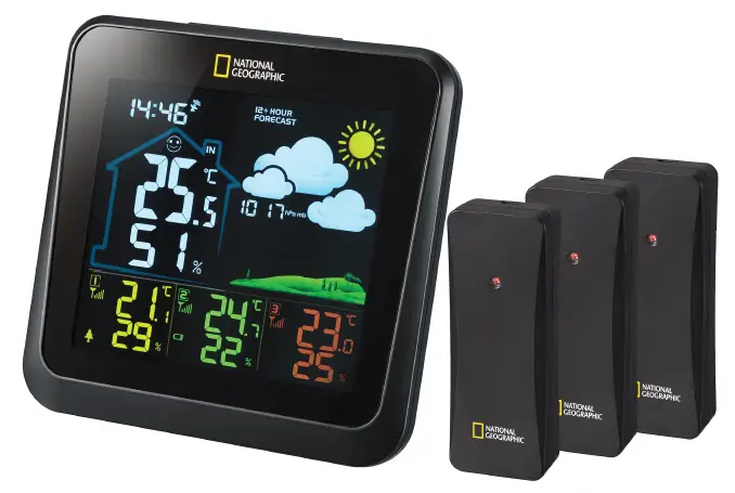 NATIONAL GEOGRAPHIC VA Colour RC Weather Station