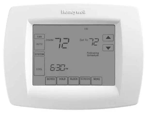 Honeywell VisionPRO TH8000 Series Touch Screen Programmable Thermostat - cover