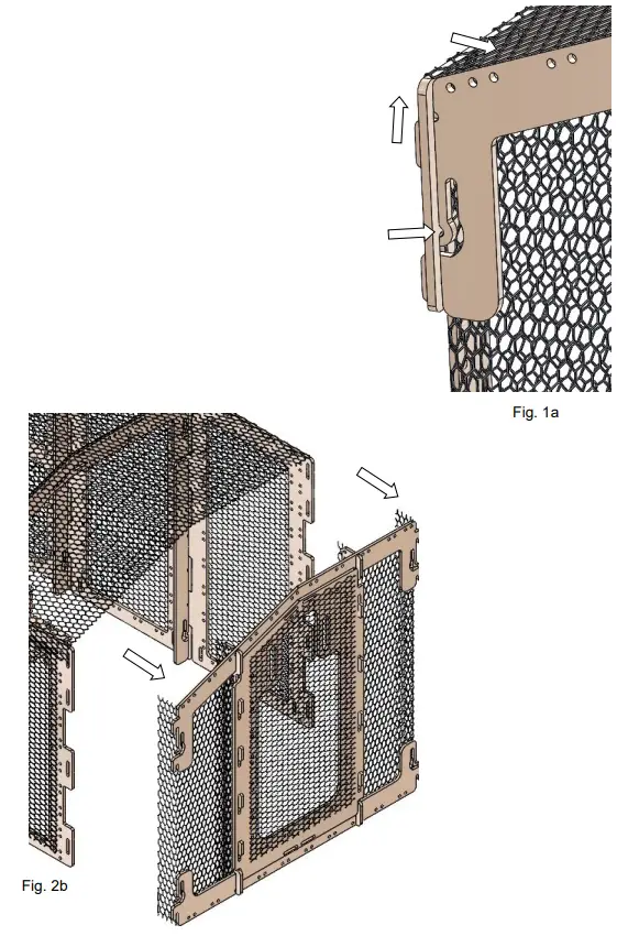 SNAP LOCK Small Coop Run Extension - Assembly 2