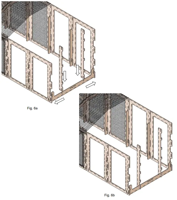 SNAP LOCK Small Coop Run Extension - Assembly 6