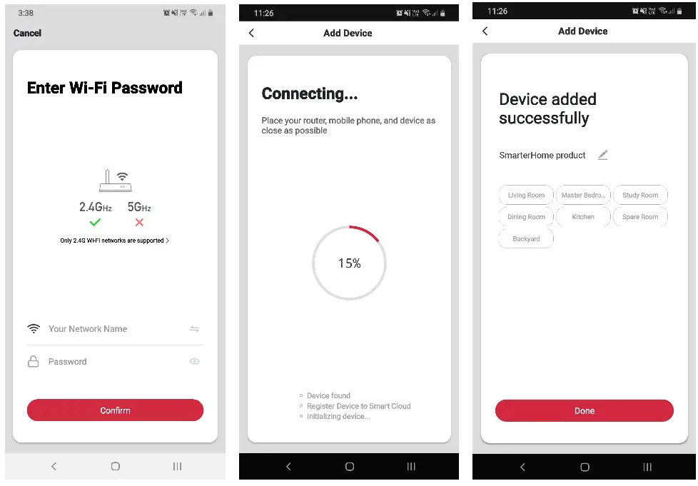 kogan KALTSGSPW3A Smart Home RGB LED Outdoor Spotlight Add device through network-1