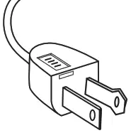 Hunter Tripod Fan - FUSED PLUG -Figure 1