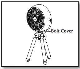 Hunter Tripod Fan - FUSED PLUG -Figure 7