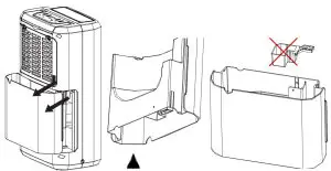 DRAINING THE COLLECTED WATER