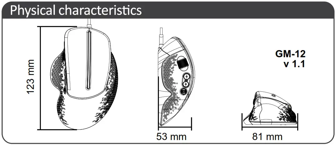 CANYON CND-SGM12RGB Apstar Side-Scrolling -- Gaming Mous