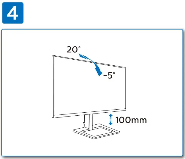 PHILIPS Gaming Monitor 272E1 - Position