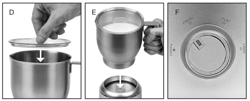 Capresso Froth SELECT Automatic Milk Frother -FIGURE 7
