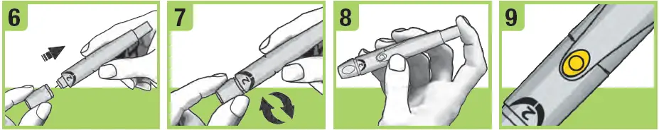 ACCU-CHEK Blood Glucose Monitoring System Lancing Device 1