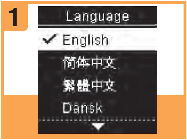 ACCU-CHEK Blood Glucose Monitoring System Meter Language 1