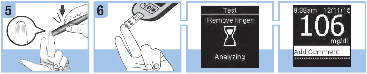 ACCU-CHEK Blood Glucose Monitoring System Perform a Blood Glucose Test 1