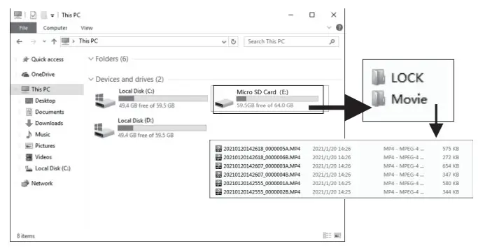 AZDOME PG16S Mirror Dash Cam -figure 6