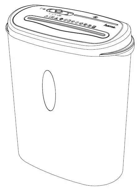 Hama 44050544 Home N12cd 21l Shredder Instruction Manual