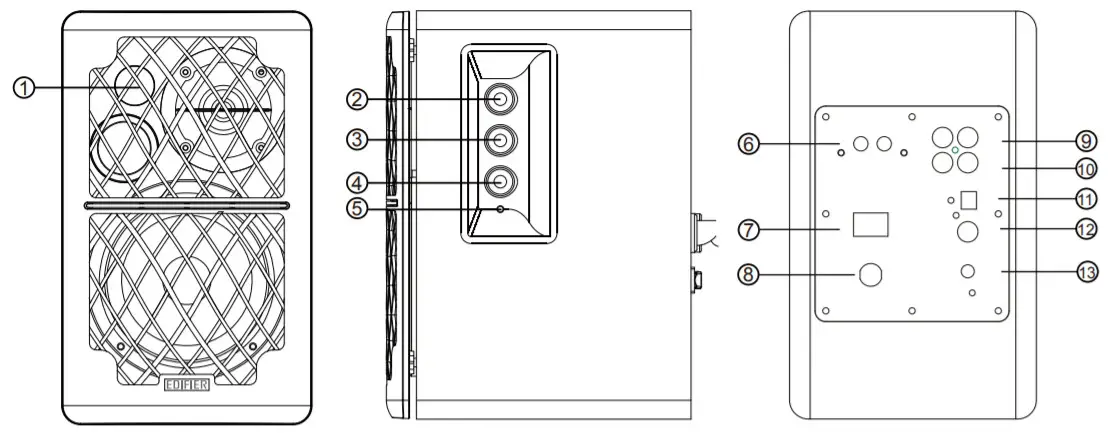 EDIFIER R1280DBs Active 2.0 Bluetooth Bookshelf -figure 3