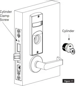 Yale 8800 Series 485335 Mortise Lock Installation Guide - FIG 11
