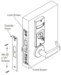 Yale 8800 Series 485335 Mortise Lock Installation Guide - FIG 14