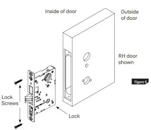 Yale 8800 Series 485335 Mortise Lock Installation Guide - FIG 4