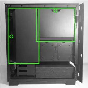 RAZER Tomahawk ATX Mid-Tower Gaming-- Detach the cable