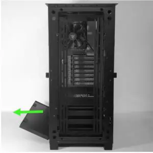 RAZER Tomahawk ATX Mid-Tower Gaming-- Open the inner