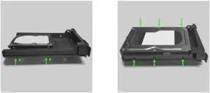 RAZER Tomahawk ATX Mid-Tower Gaming-- Place the storage