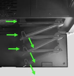 RAZER Tomahawk ATX Mid-Tower Gaming-- Push the fastener
