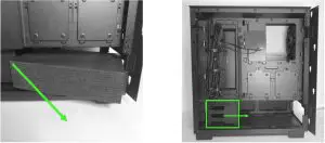 RAZER Tomahawk ATX Mid-Tower Gaming-- Remove the foam