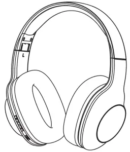 QUDO QDIN62SG Bass Boost Wireless Headphones