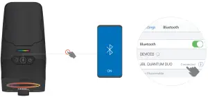 JBL QUANTUM DUO PC Gaming Speaker - bluetooth pairing