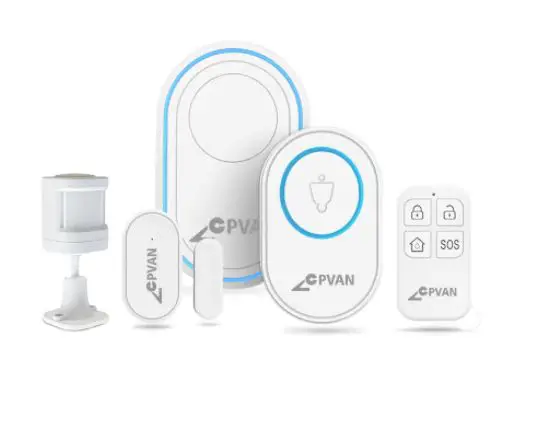 Cpvan Cp7d Wi-fi Wireless Alarm Hub With Doorbell User Guide