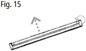 Exchanging the light tube