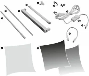 Scope of delivery / Parts overview