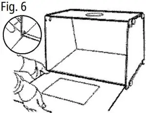 Assembling the photo box