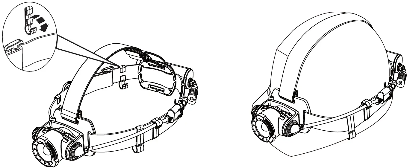 Helmet Fixing Clips (H7R Work & H7R Signature)