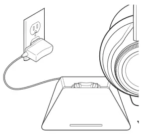 poly Savi 8210 CDM Wireless DECT Headset for Microsoft - Charge stand