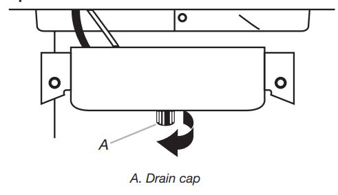 KitchenAid KUID308HPS 18-inch Automatic Ice Maker Installation Guide - Drain Cap