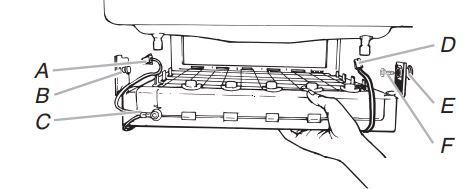 KitchenAid KUID308HPS 18-inch Automatic Ice Maker Installation Guide - Remove the right-hand and left-hand screws
