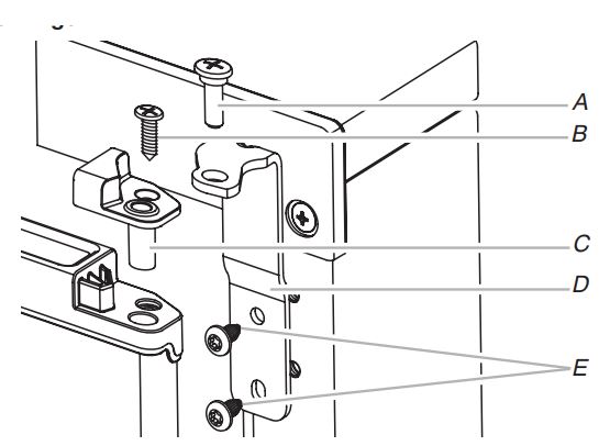 KitchenAid KUID308HPS 18-inch Automatic Ice Maker Installation Guide - Top Hinge
