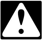 KitchenAid KUID308HPS 18-inch Automatic Ice Maker Installation Guide - Warning or Caution icon