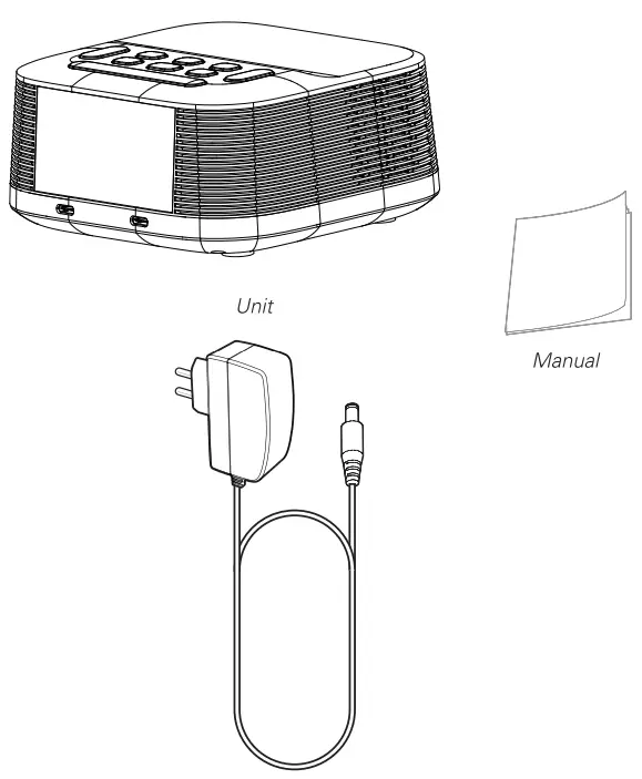 Homtime D8 PD Bluetooth Speaker with Alarm Clock - box