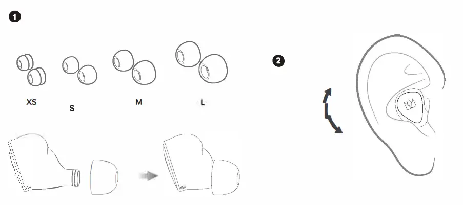 NOBLE FoKus Pro True Wireless Stereo Earphone - Fit