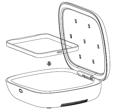 Shenzhen Powerqi Technology LC05 Sterilizer with Wireless Charging fig 2